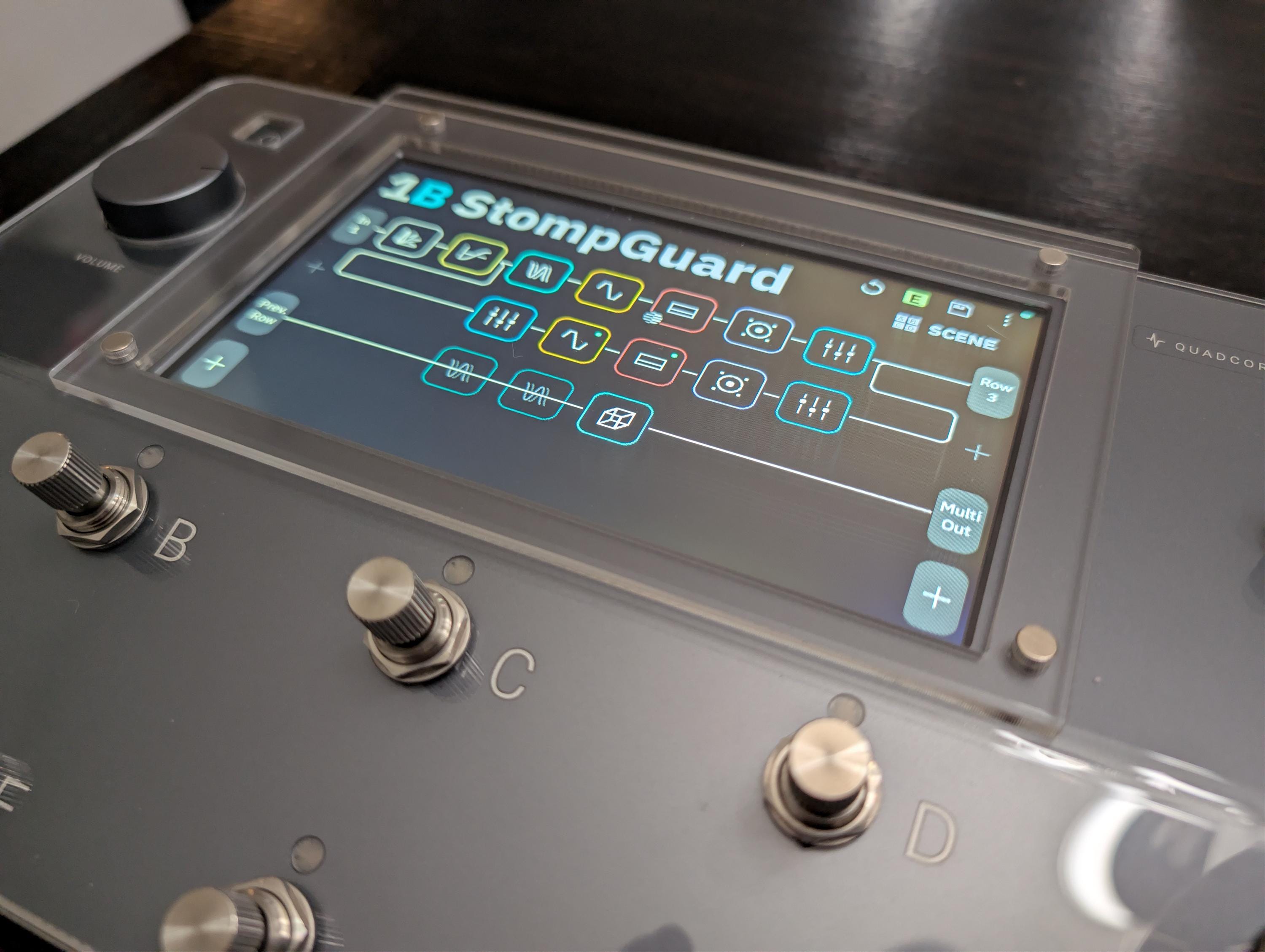 Magnetic Neural DSP Quad Cortex StompGuard Acrylic Protector with Screen Protection